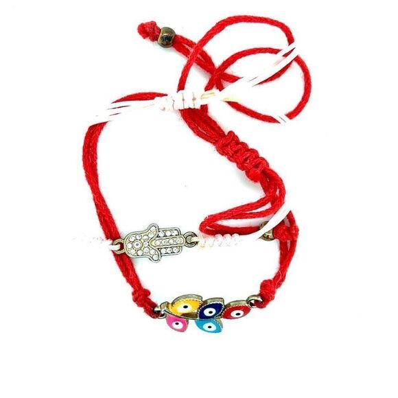 Hamsa & Evil Eyes Bracelets - Picture 2 of 3
